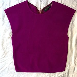 Ted Baker Crop Top Purple Size 1 Small